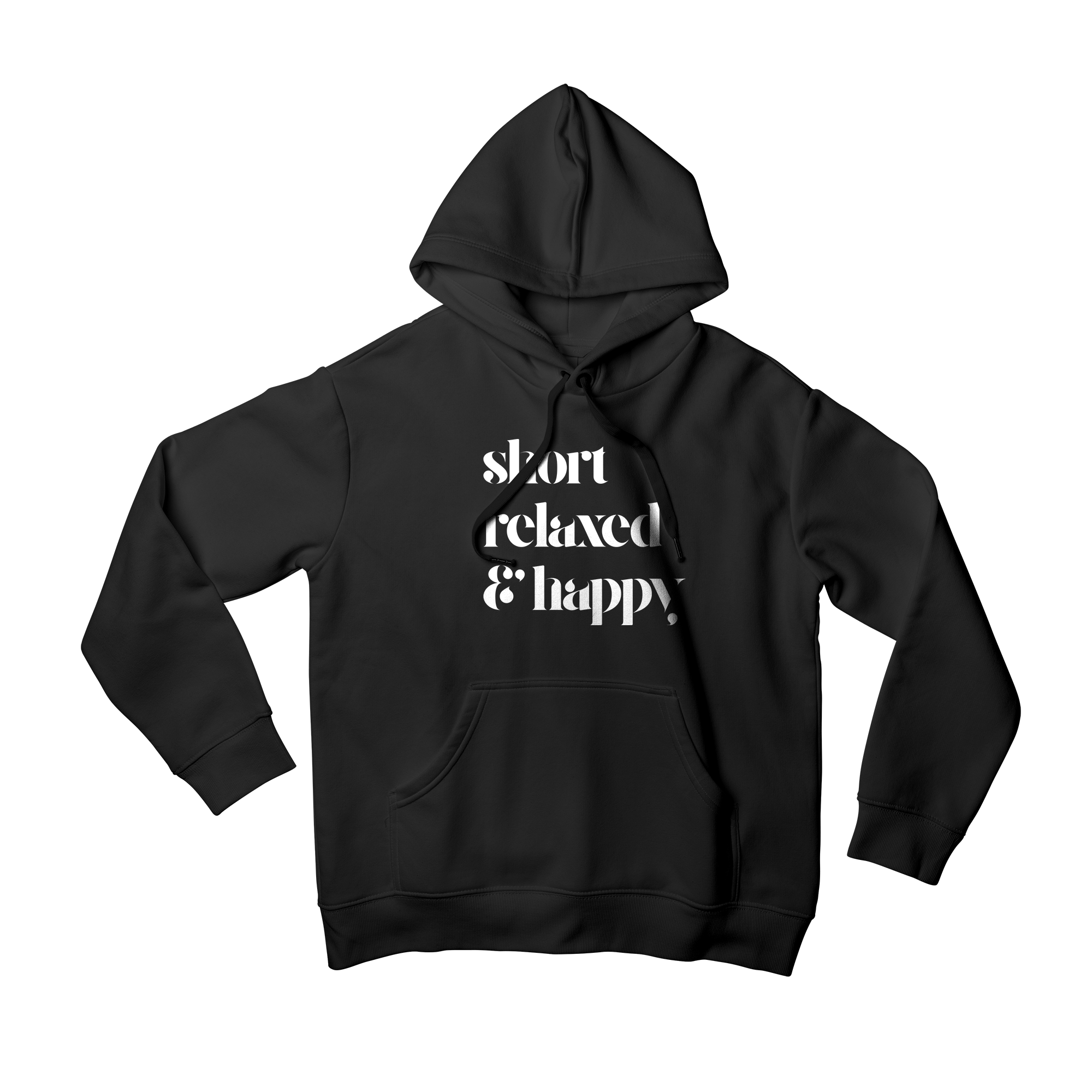Short, Relaxed & Happy Hoodie – Short, Relaxed, & Happy